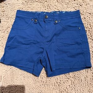 ONE 5 ONE * Women's Utility Shorts * Blue* Blue Paisley Lined Waistband * Sz 14